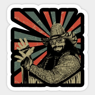 RANDY SAVAGE || Vintage Art Design || Macho Man Sticker